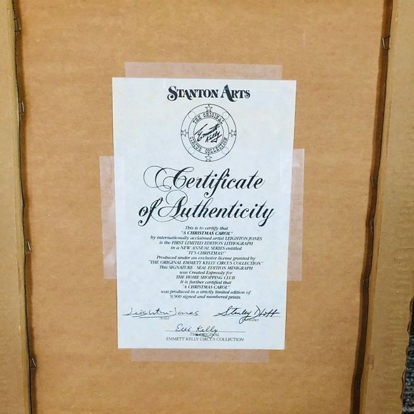 1989 Emmet Kelly “A Christmas Carol” Clown Circus - Picture 3 of 5